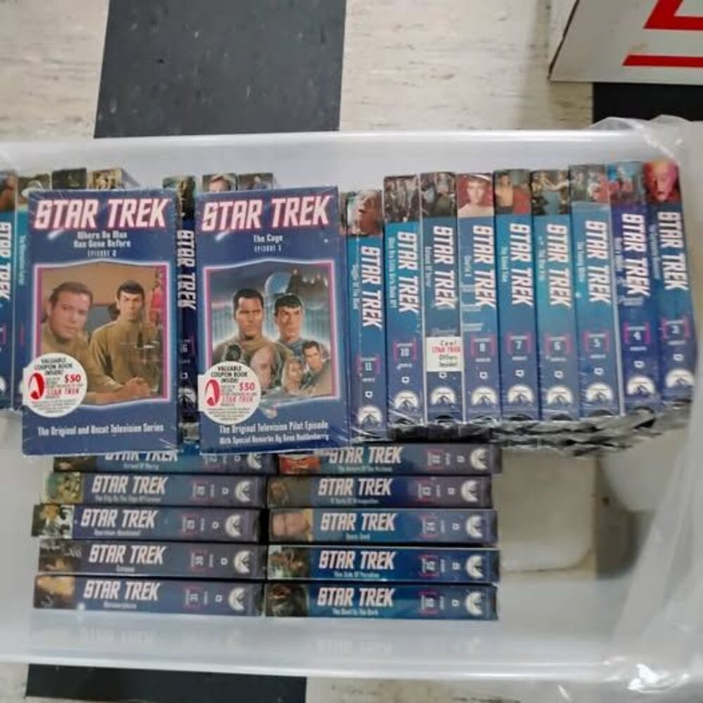 Original Sealed Star Trek Series on VHS.  All 79 episodes. - Picture 2 of 5